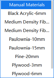 Material Parameter Matrix