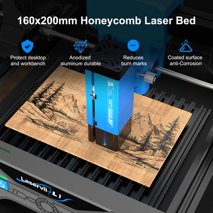 Laservii Aluminum Laser Cutting Honeycomb Workbench Table