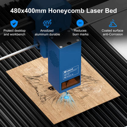 Laservii Aluminum Laser Cutting Honeycomb Workbench Table