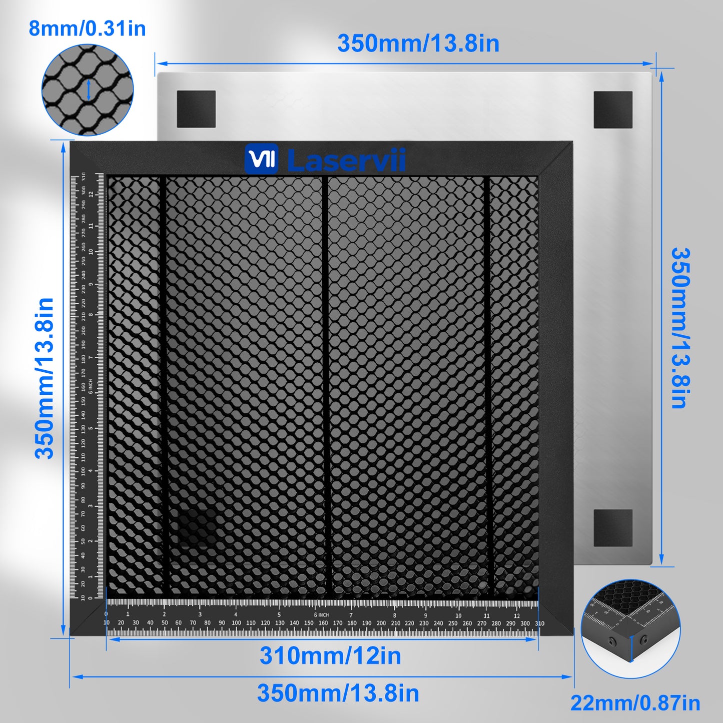 Laservii Aluminum Laser Cutting Honeycomb Workbench Table
