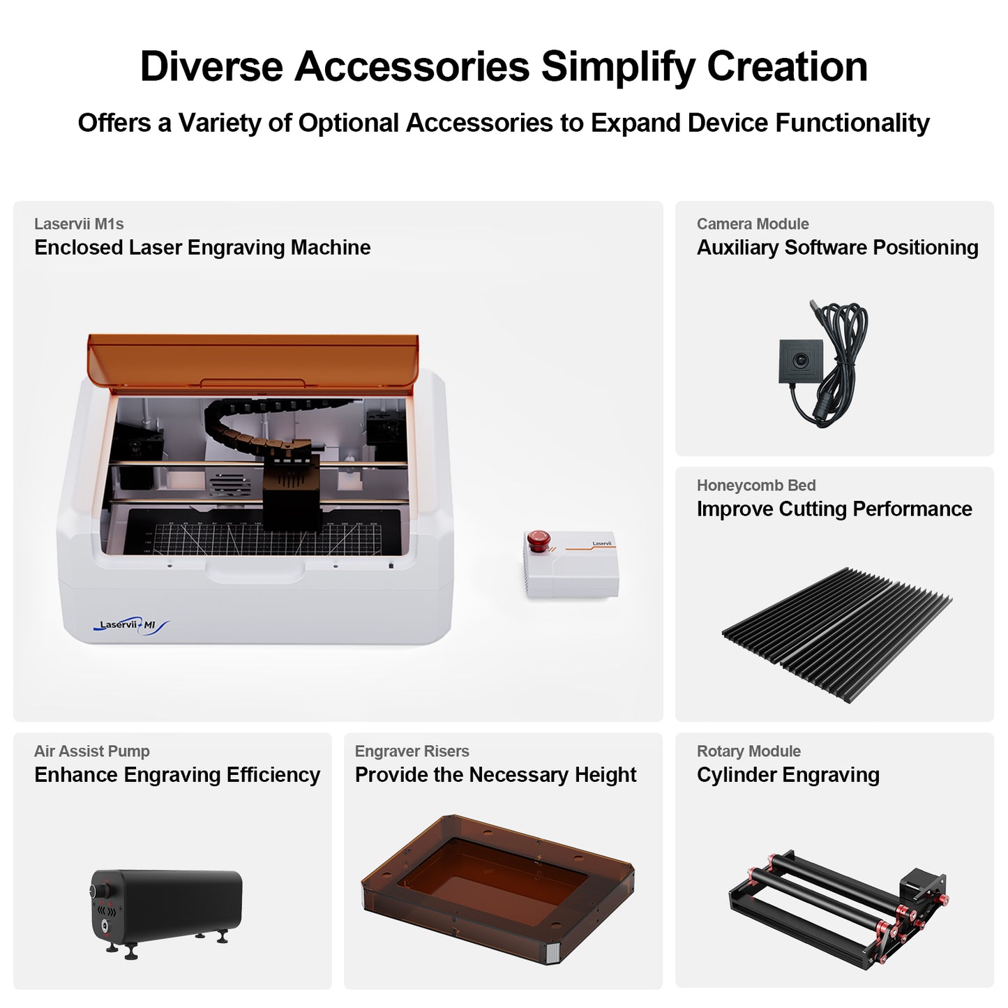 Laservii M1s Enclosed Laser Engraver