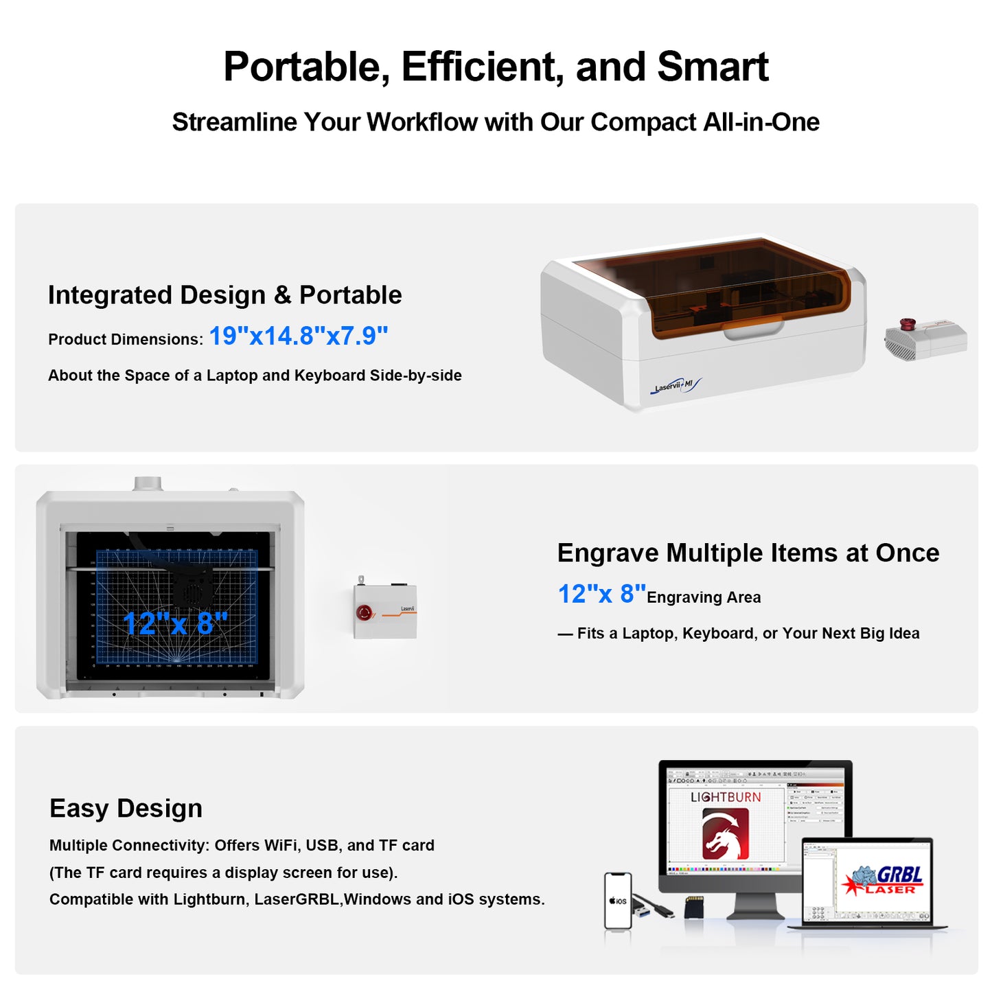 Laservii M1s Enclosed Laser Engraver