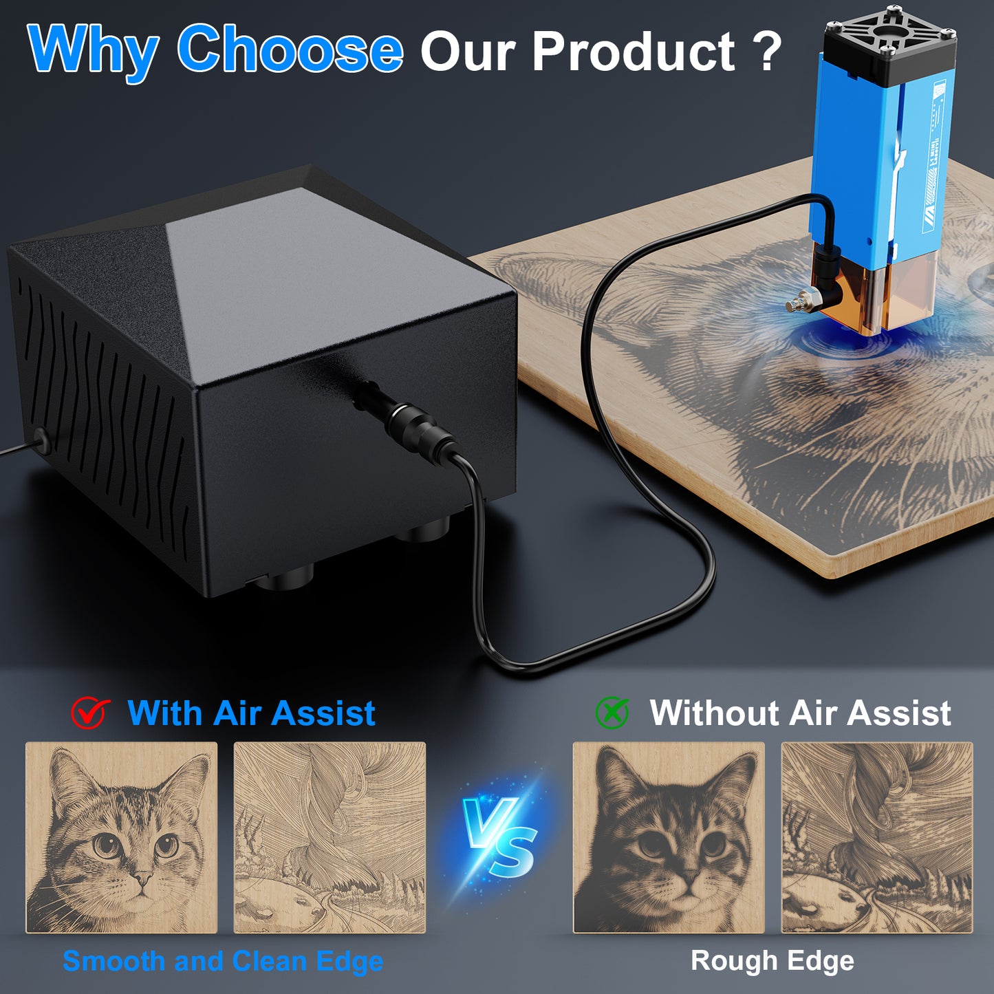 Laservii P2 Air Assist 25L/min