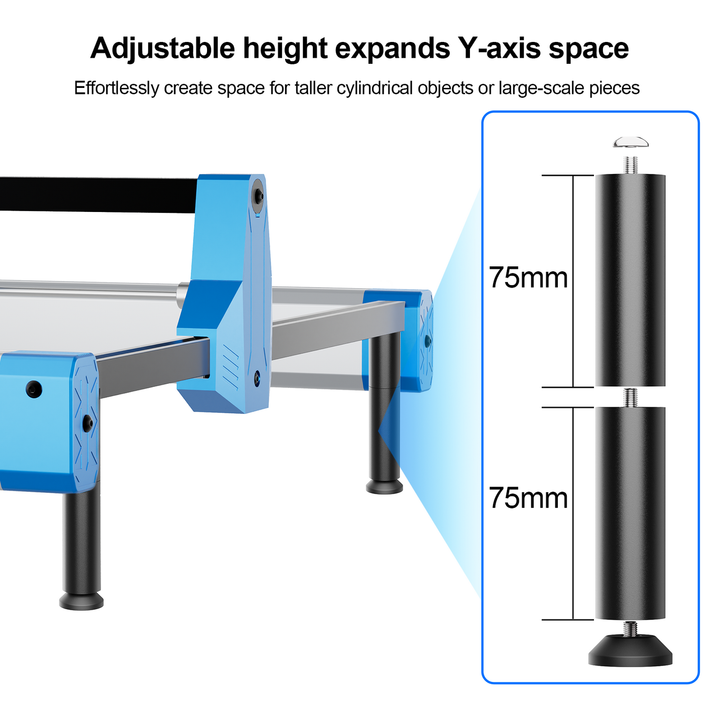 Laservii Risers for Laser Engraver (8-pack)